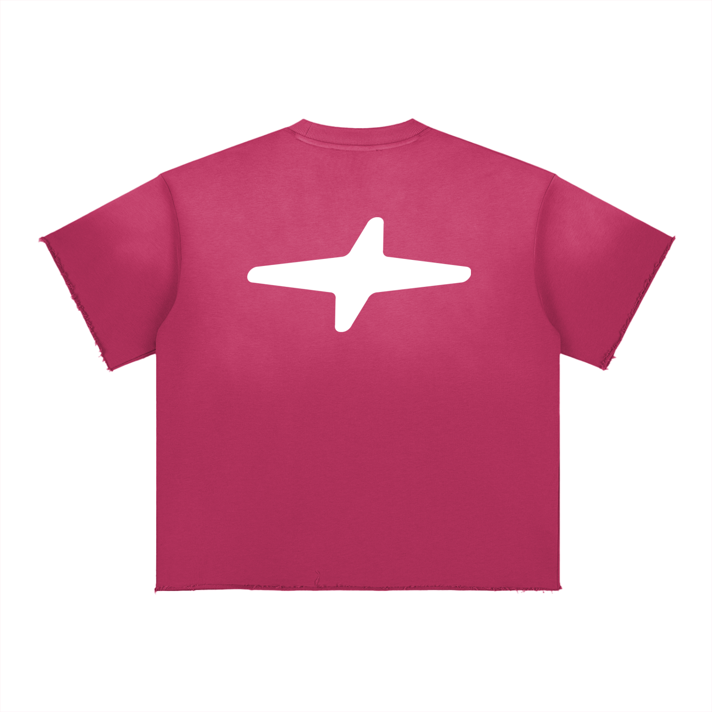 Sun Fade Raw Edge T-Shirt