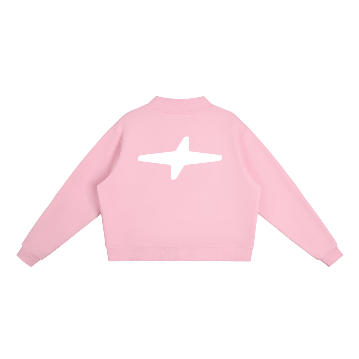 REALi Mock Neck Crop