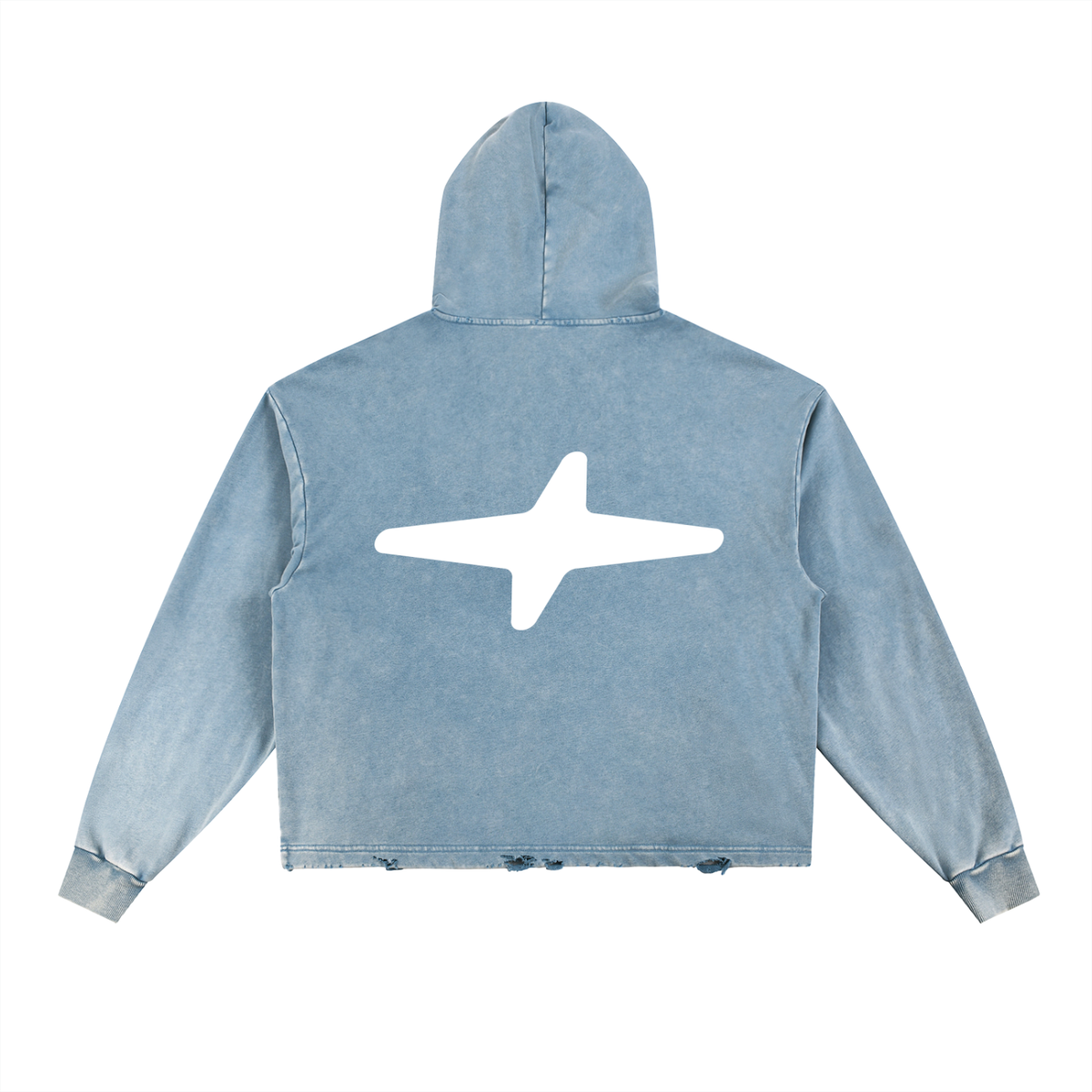 REALi Washed Distressed Hoodie