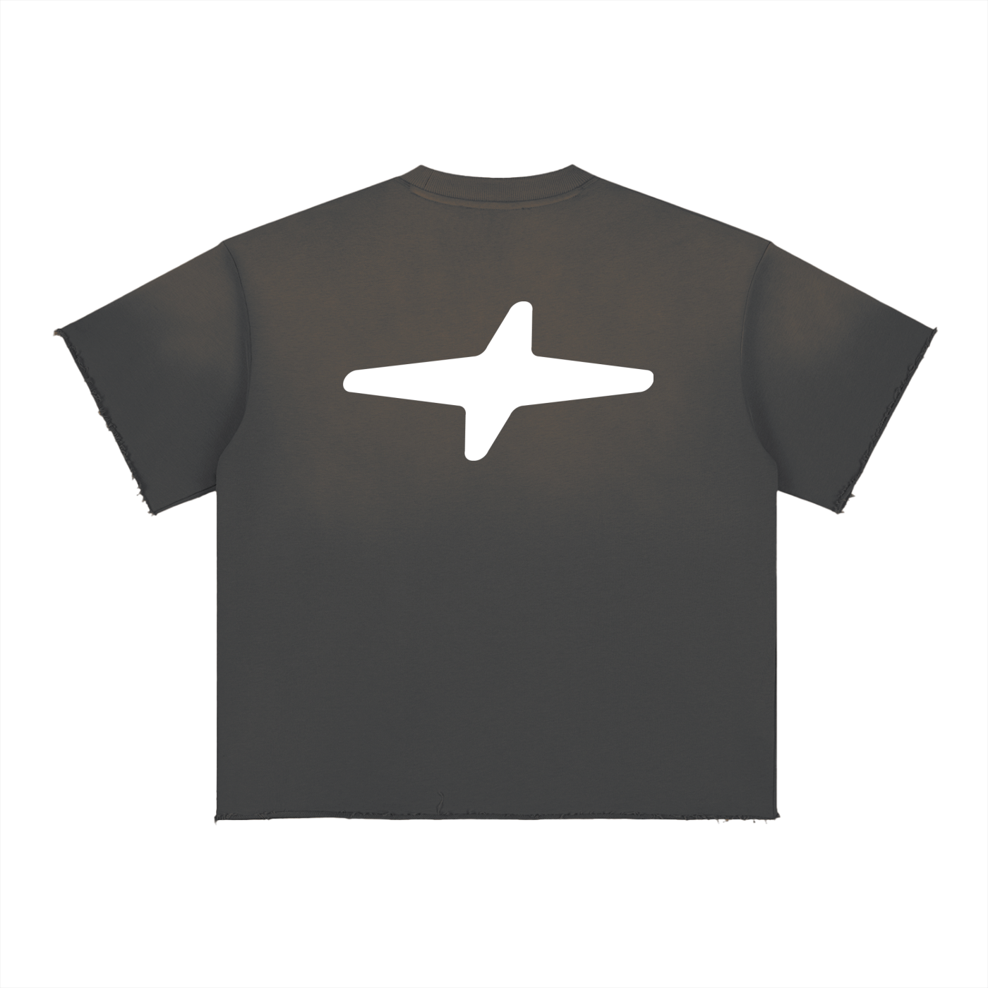 Sun Fade Raw Edge T-Shirt