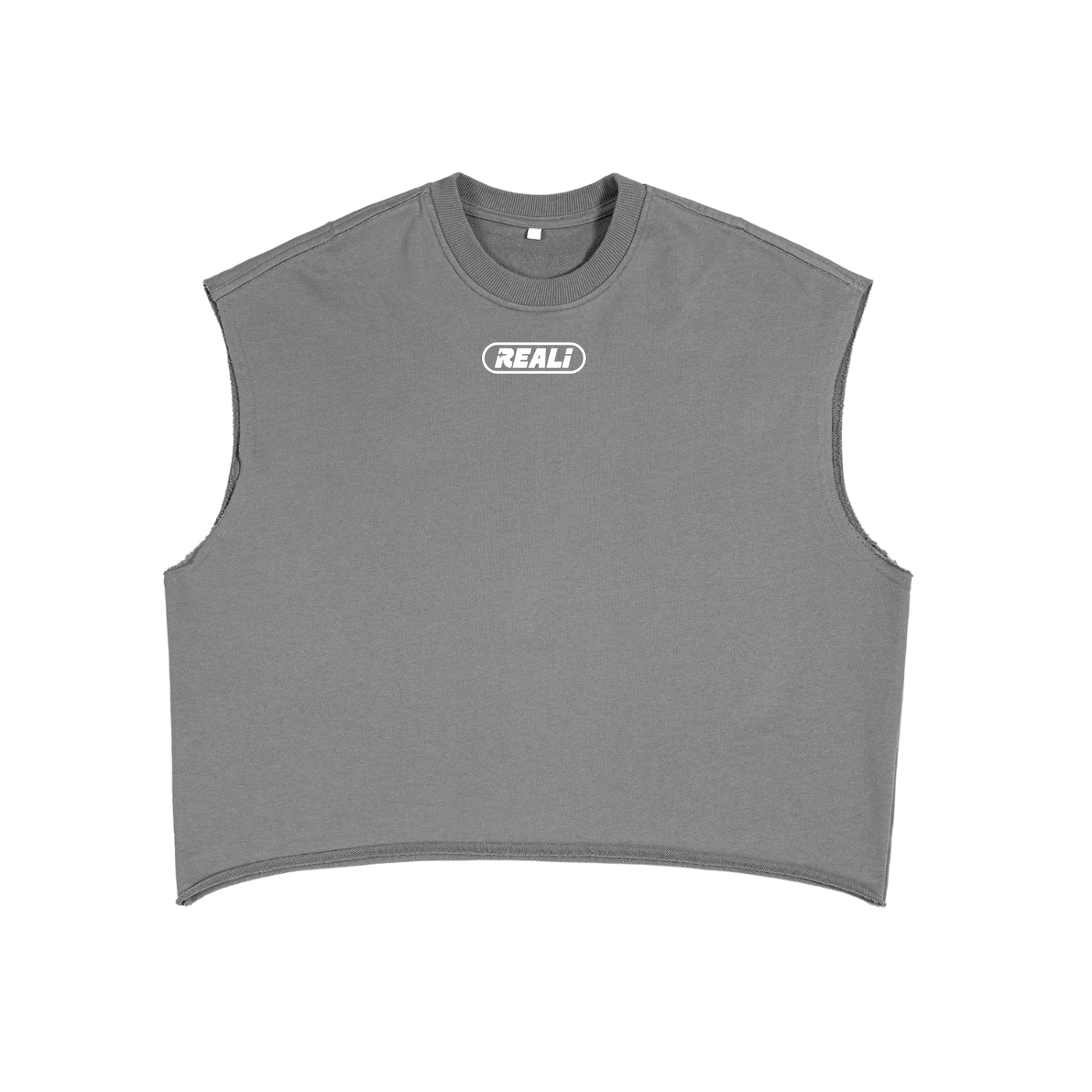 REALi Frayed Muscle Tee