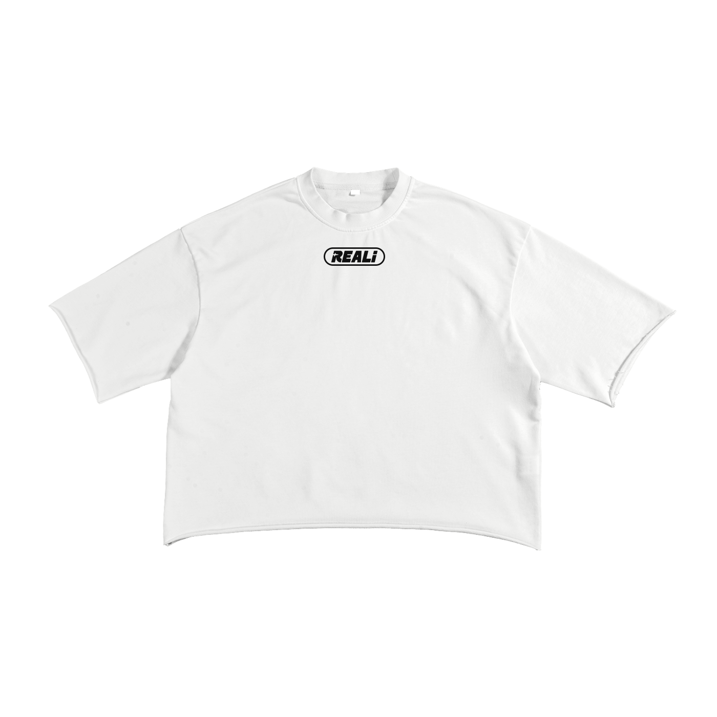 French Terry Raw Edge T-Shirt